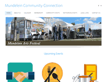 Tablet Screenshot of mundeleincommunityconnection.org